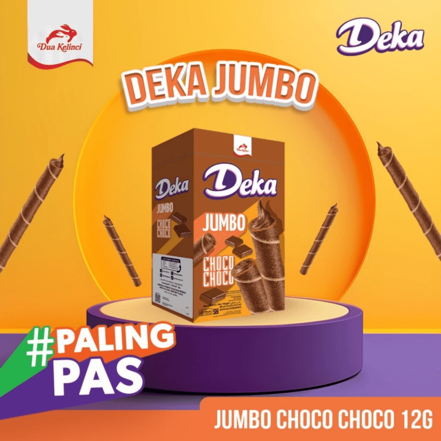 Deka Wafer Jumbo Choco Choco 288gram