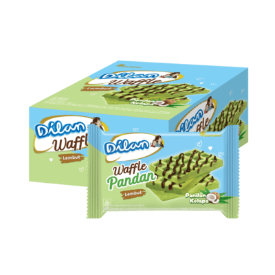 Dilan Waffle Pandan 16g x 12 Pcs