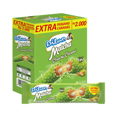 DILAN Matcha Crunchy Caramel 25g x 12 Pcs