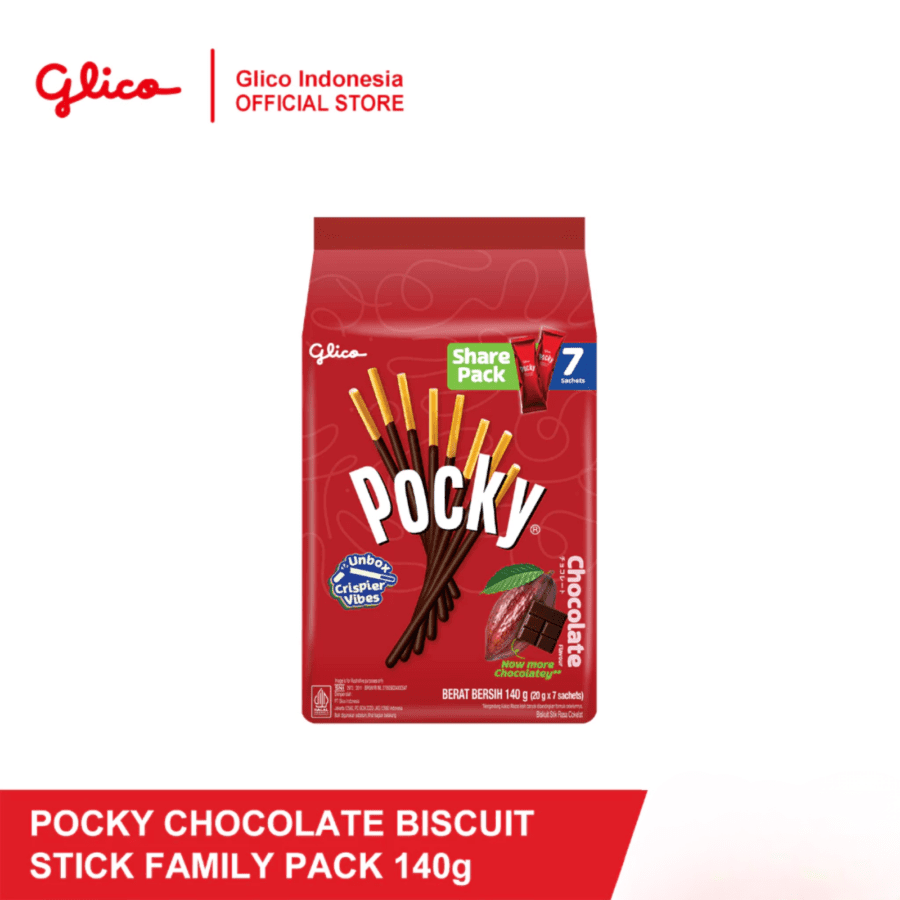 Pocky Chocolate Flavour Share Pack 140gram