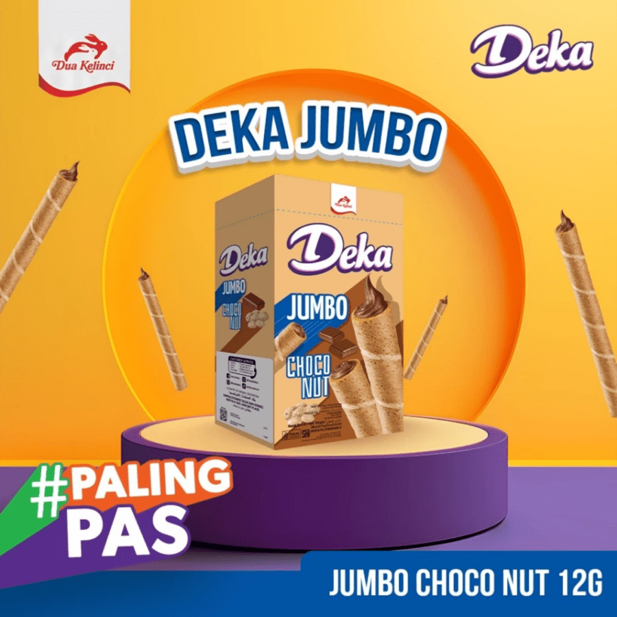 Deka Wafer Jumbo Choco Nut 288gram