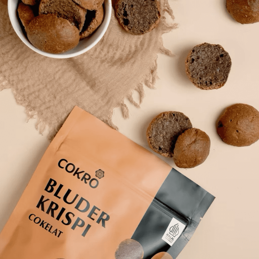 Bluder Cokro Bluder Krispi Coklat 64gram