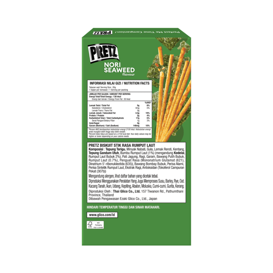 Pretz Nori Seaweed 26gram