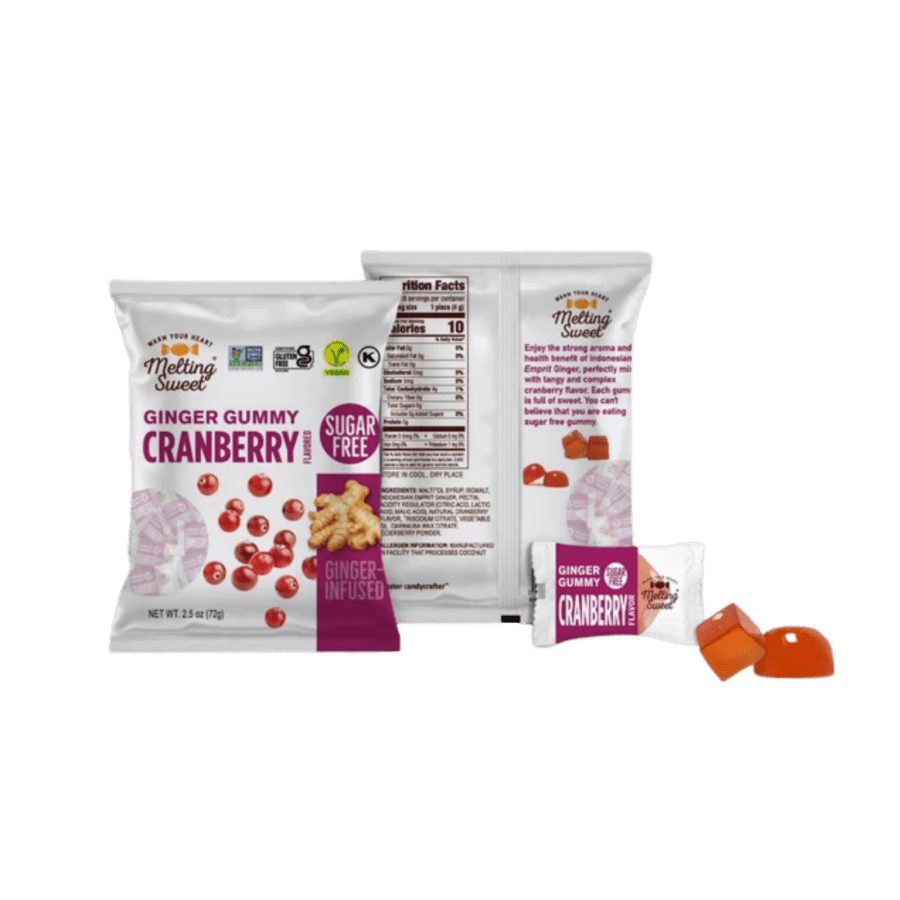 Melting Sweet Ginger Gummy Cranberry 72gram
