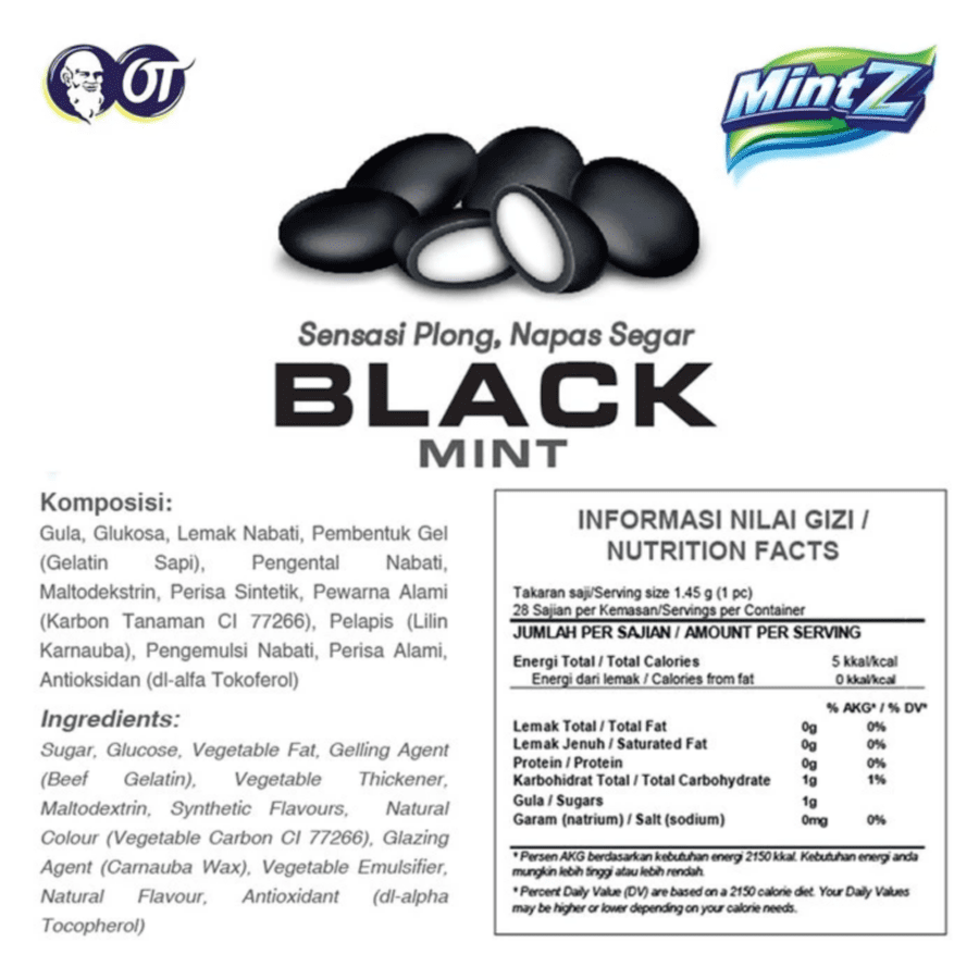 Mintz Permen Black Mint