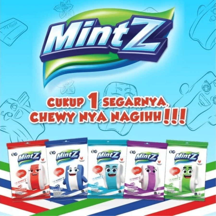 Mintz Permen Rasa Cherry Mint 112gram