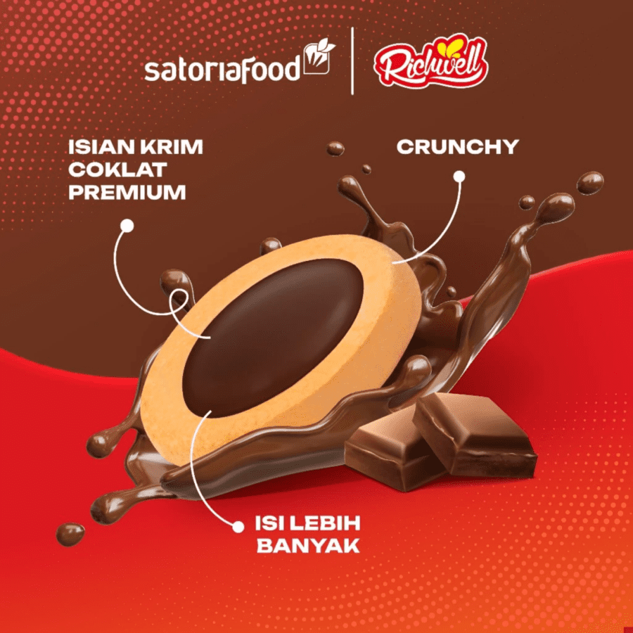 Hapie Chocolate Pie Cookies 84gram