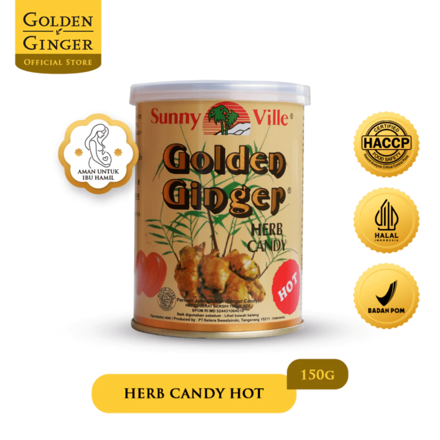 Golden Ginger Can Herb Classic Hot