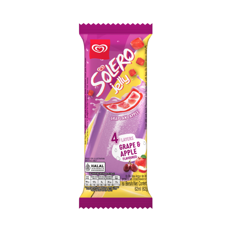Wall's Solero Jelly Grape Ice Cream 62ml