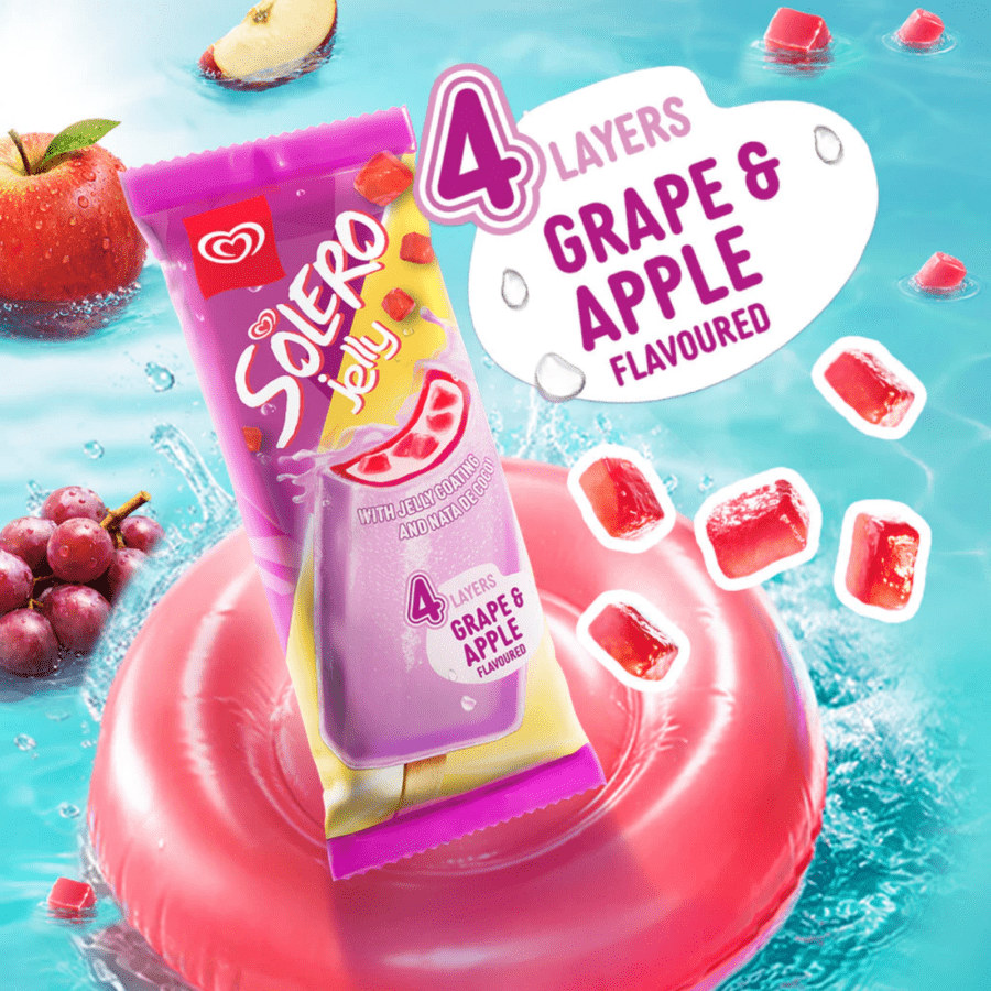 Wall's Solero Jelly Grape Ice Cream 62ml