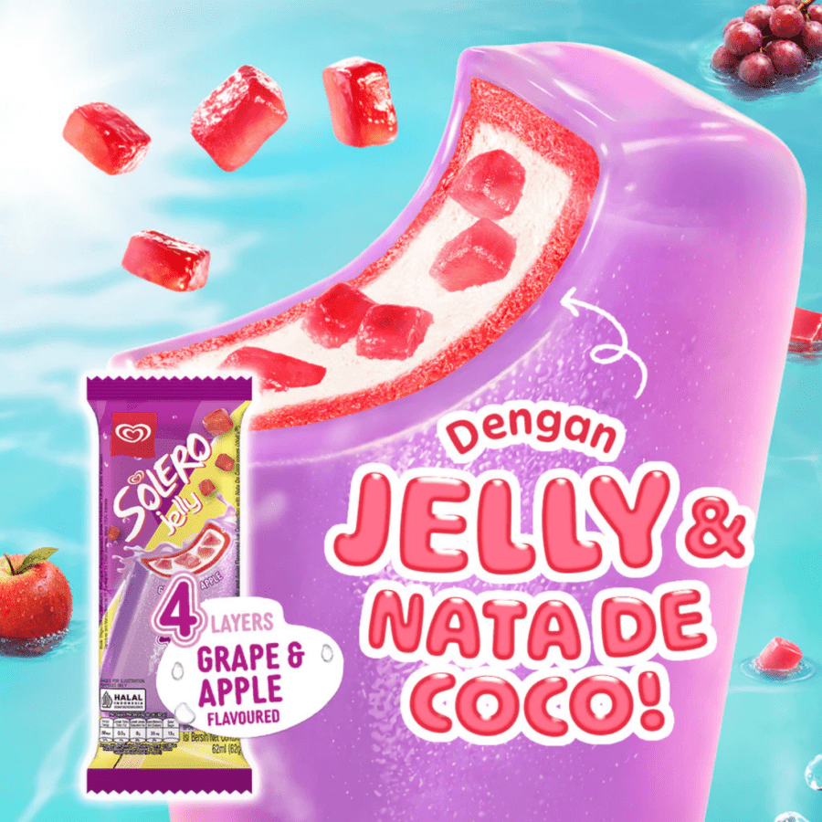 Wall's Solero Jelly Grape Ice Cream 62ml