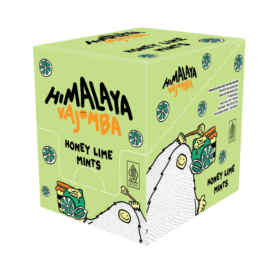 Vajomba Hard Candy Honey Lime Mints 15gram x 12pcs