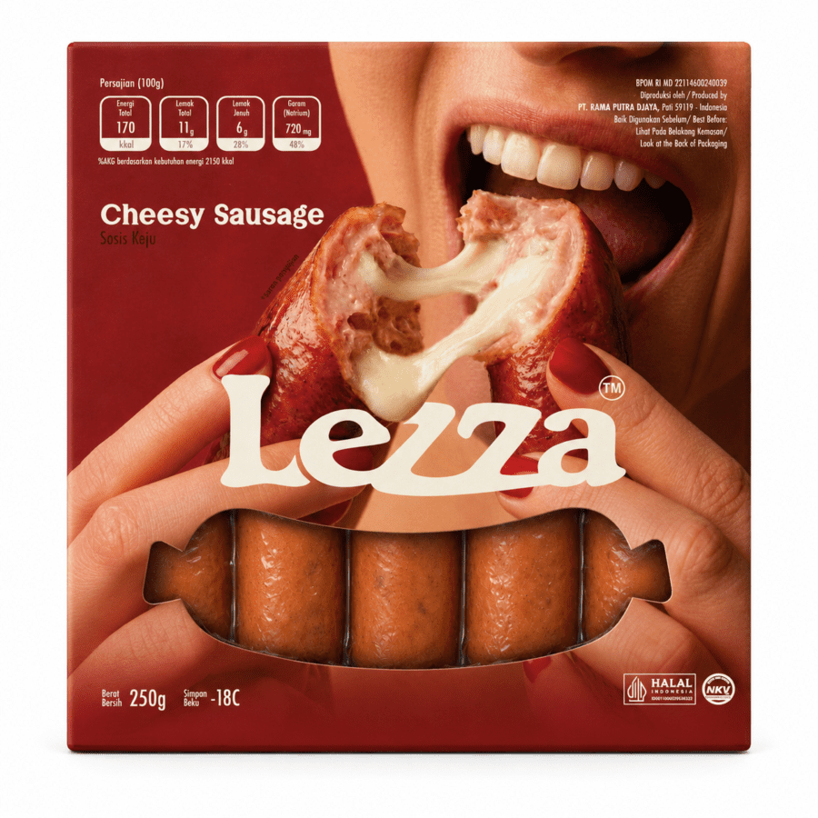 Lezza Cheesy Sausage 250 gram 1pcs