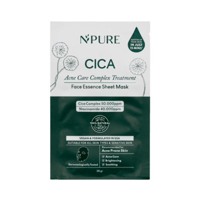 NPURE CICA Acne Care Complex Treatment Sheet Mask