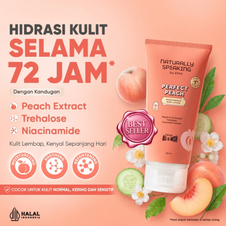 Naturally Speaking Perfect Peach Body Lotion