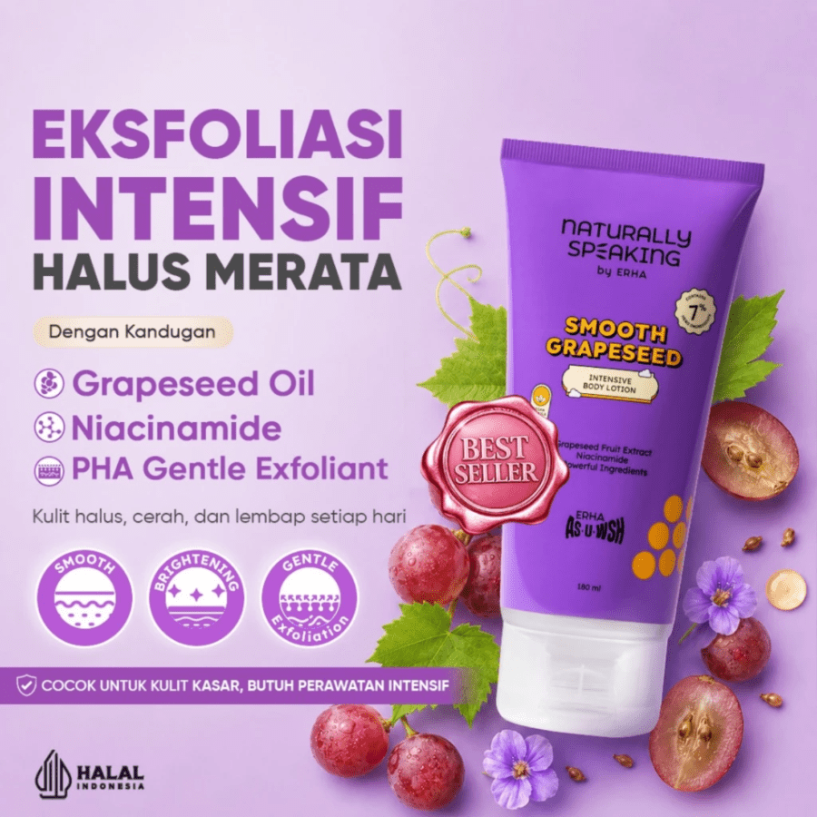 Naturally Speaking Smooth Grapeseed Body Lotion