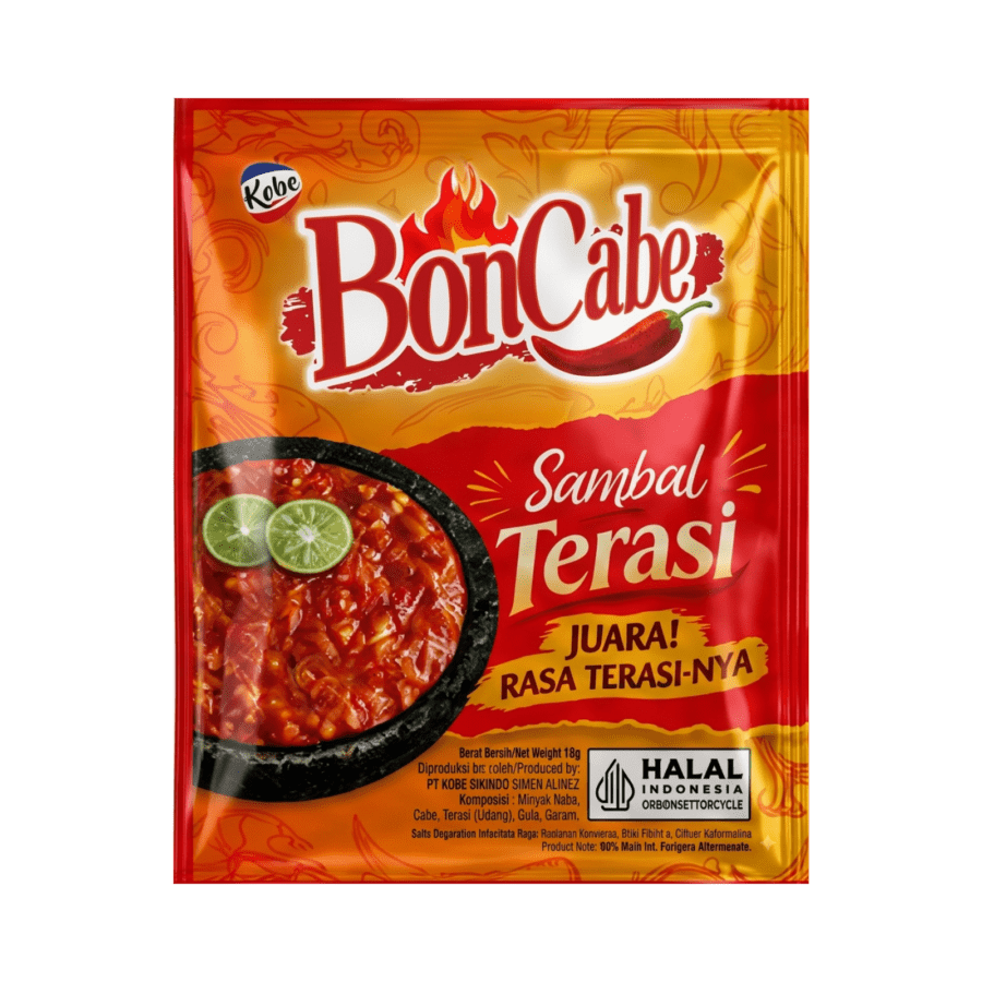 Boncabe Sambal Terasi 10 sachets x 10gr