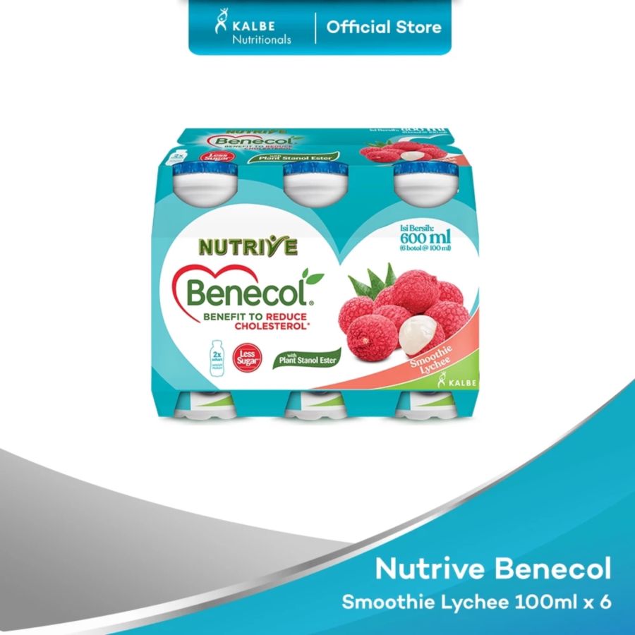 Nutrive Benecol Lychee Multipack 100ml 6bottles