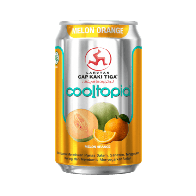 Larutan Cap Kaki Tiga Cooltopia Melon Orange