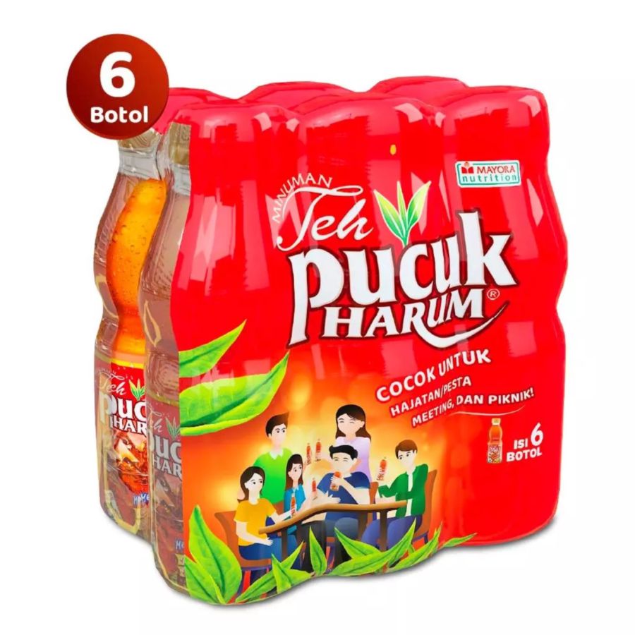 Teh Pucuk Harum Wangi Melati Multipack 250ml 6pcs