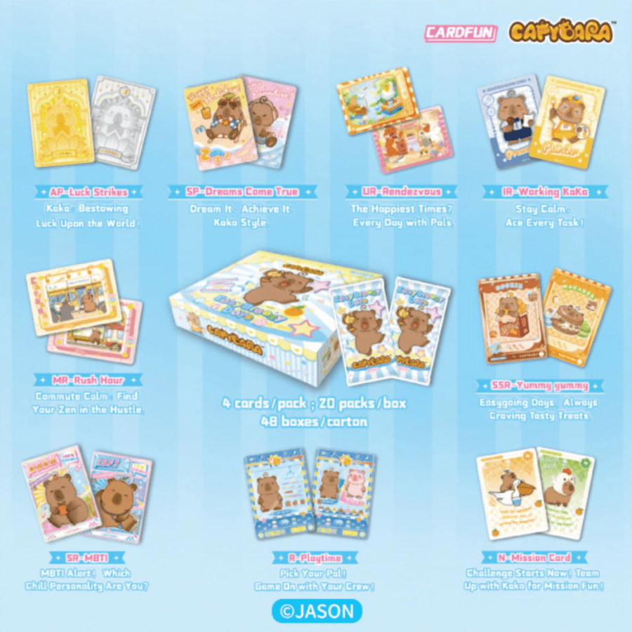 Capybara Easy Breezy Days Collectible Cards