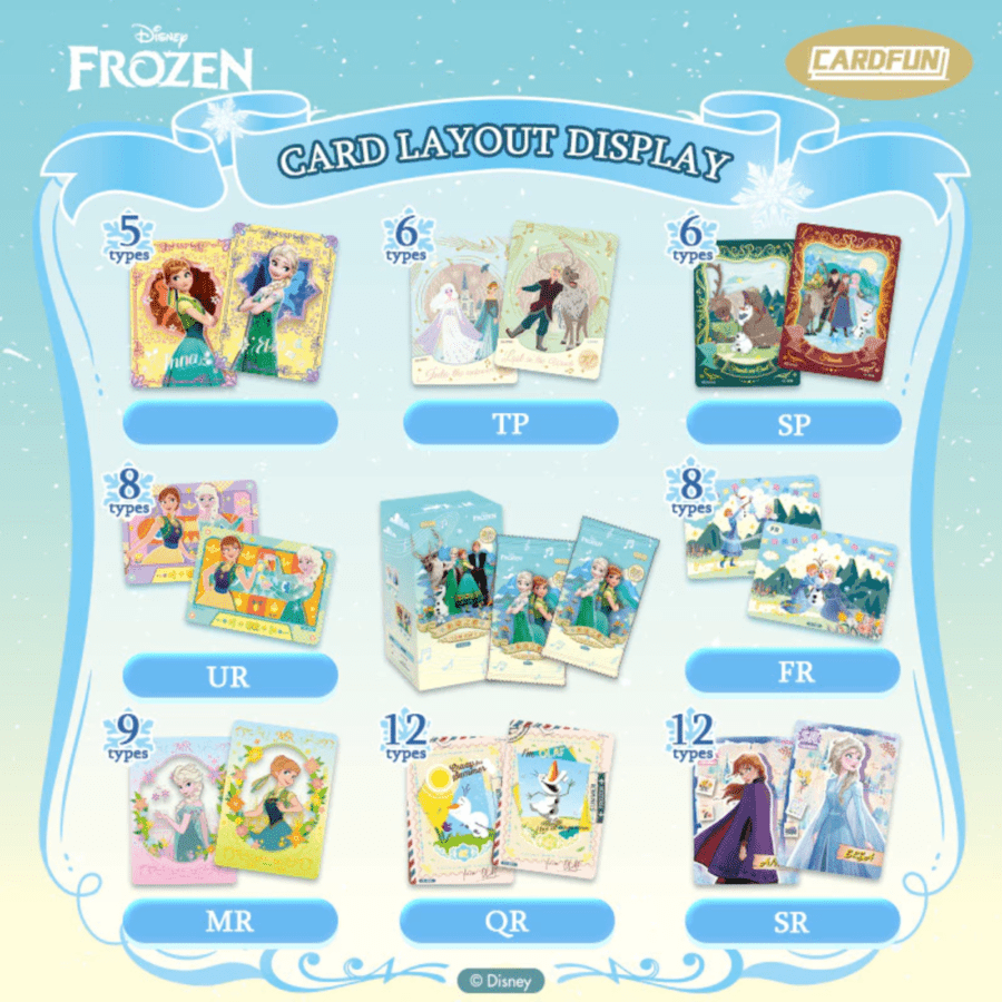Frozen Journey of Song Collectible Cards