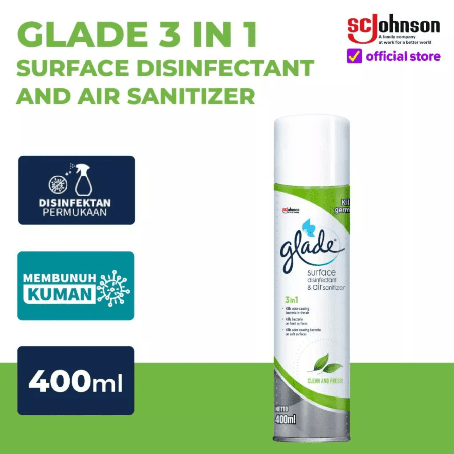 Glade 3in1 Clean Fresh Surface Disinfectant & Air Sanitizer