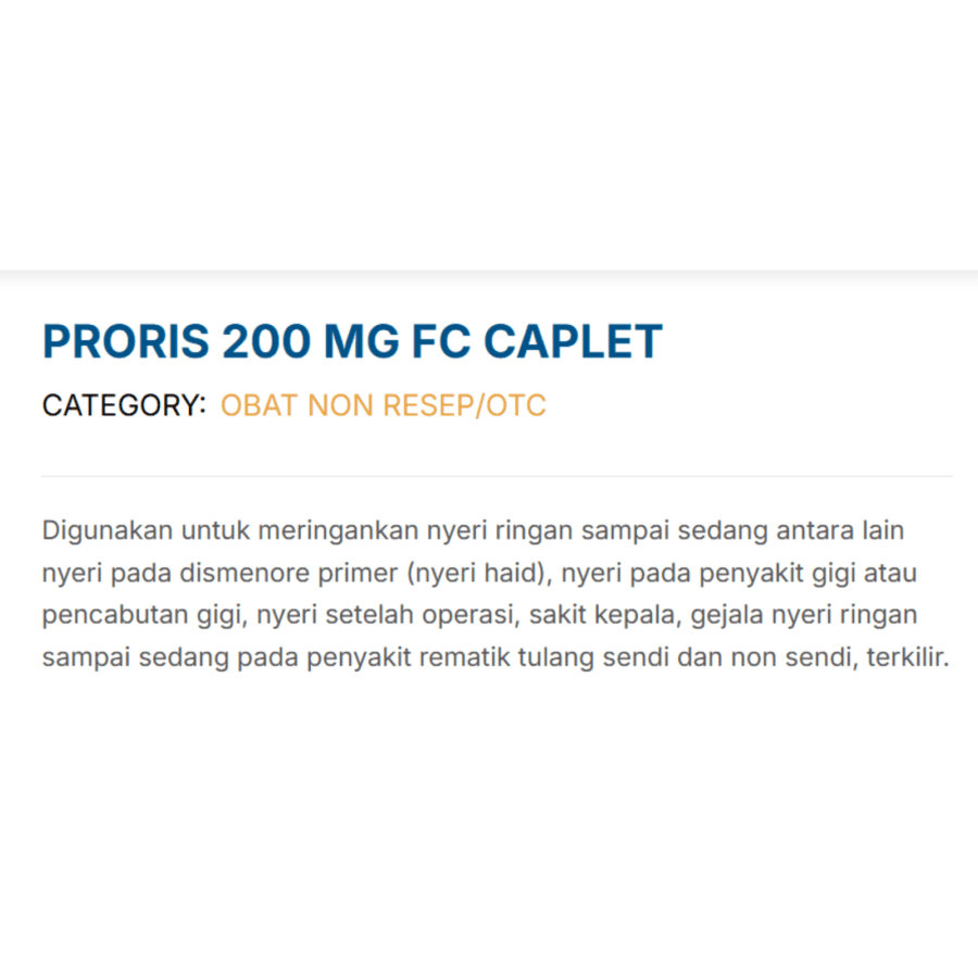 Proris Strip Tablet 200mg