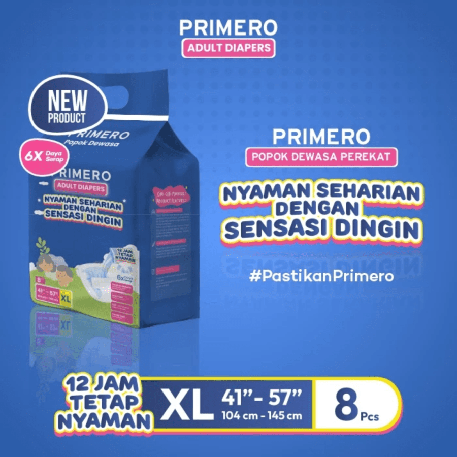 Primero Popok Perekat Dewasa XL8