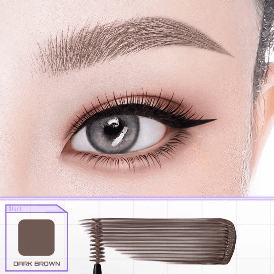 Somethinc Browcara 24hold Waterproof Dark Brown Brow Gel