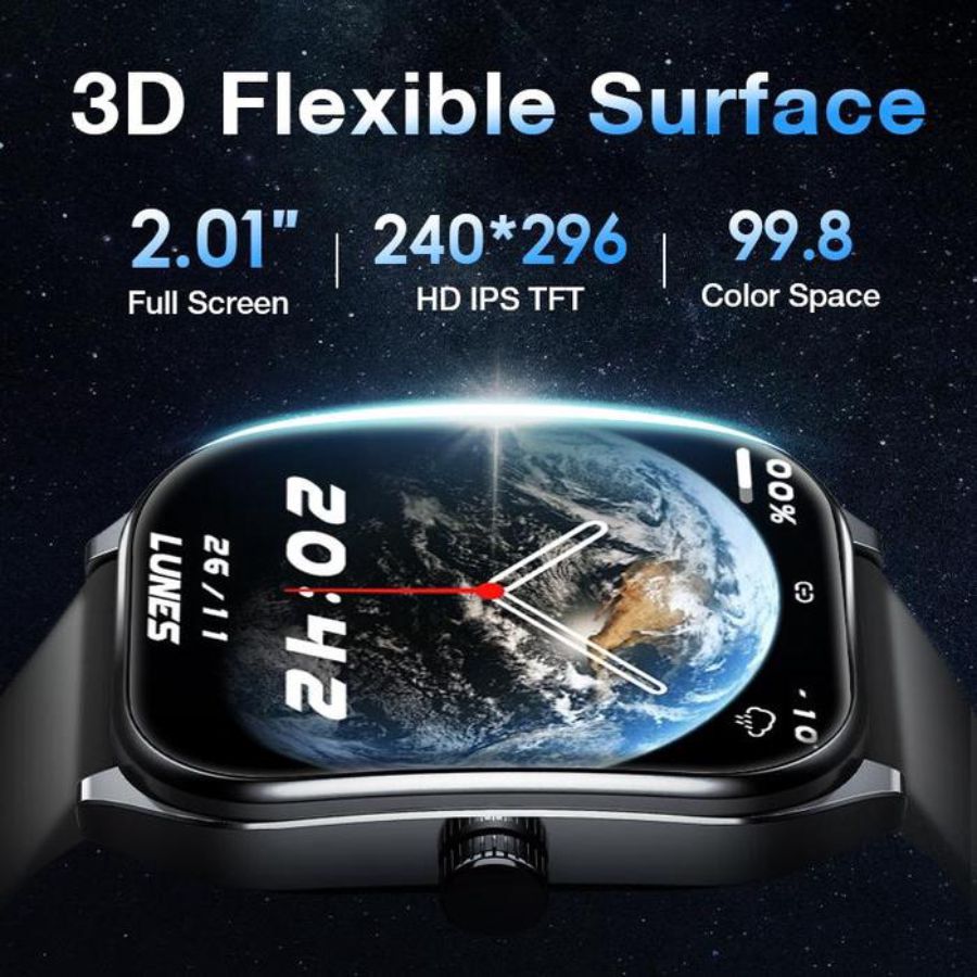 Aolon Watch Curve Smartwatch Black 1pcs