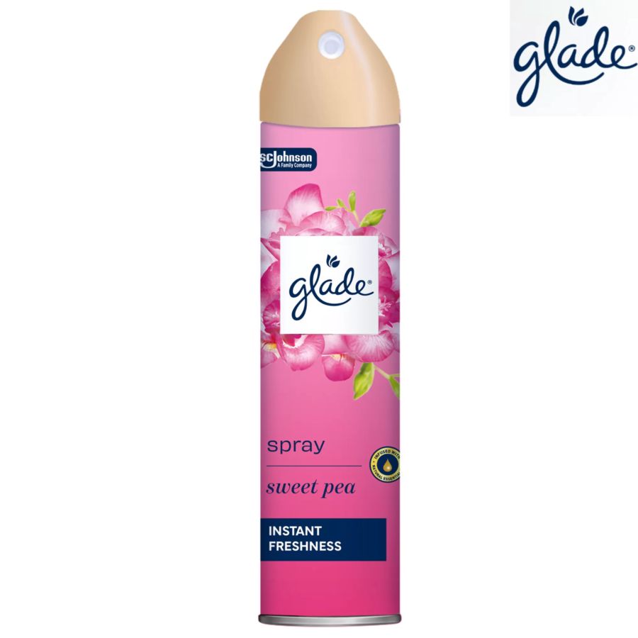 Glade Aerosol Sweet Pea Pengharum Ruangan 350ml 1pcs