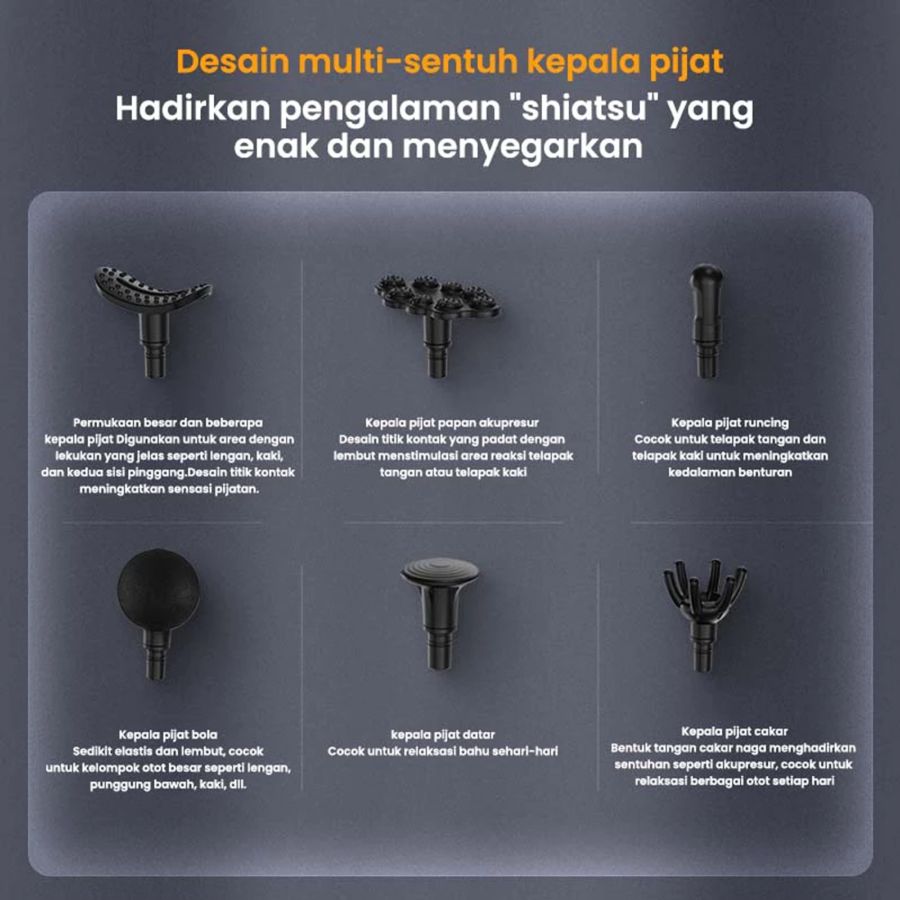 Philips Massage Gun Alat Pijat PPM7323 1pcs