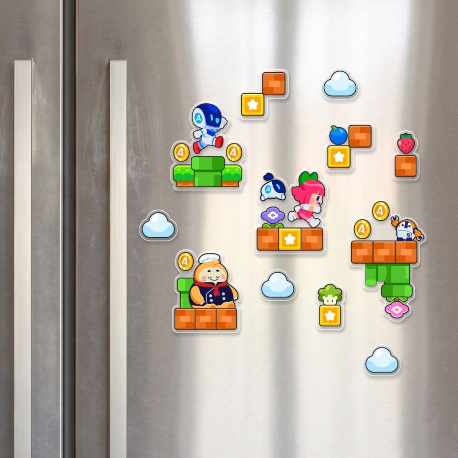 Super Quest Epoxy Fridge Magnet - Fixo Set