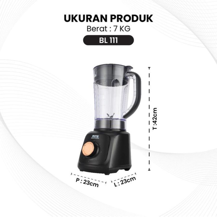 Mito Power Blend Blender BL111 Black