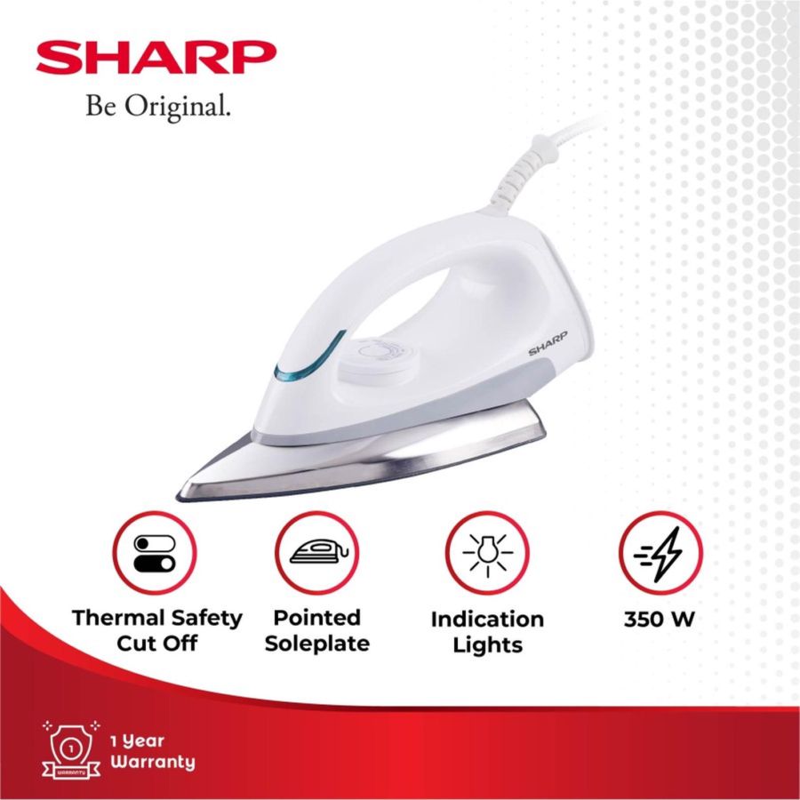 Sharp Setrika Listrik White EI-N10 1pcs