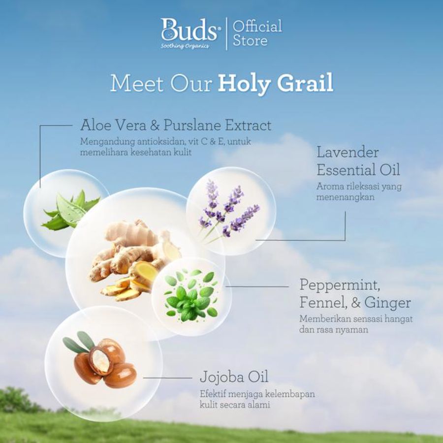 Buds Organics Calming Rub Cream Baby