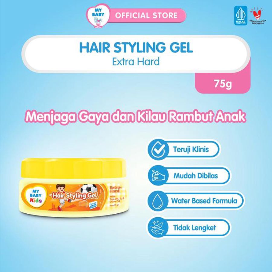 My Baby Kids Hair Styling Gel Kids Extra Hard