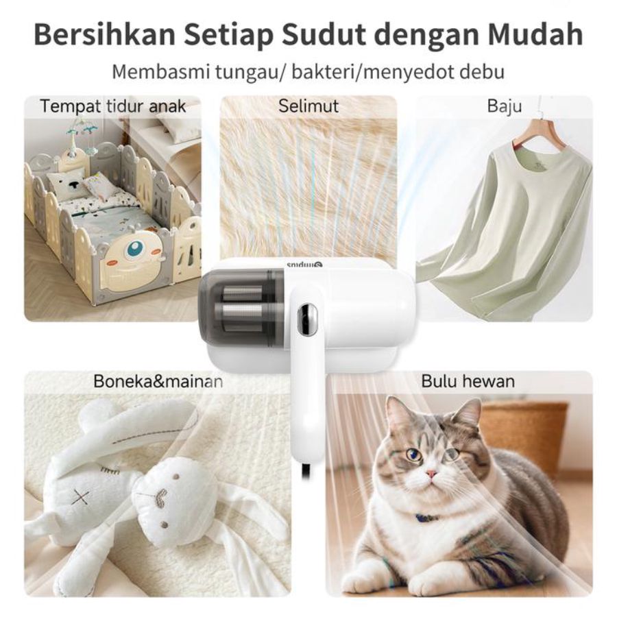 Simplus Vacuum Pembasmi Tungau Kasur 1pcs