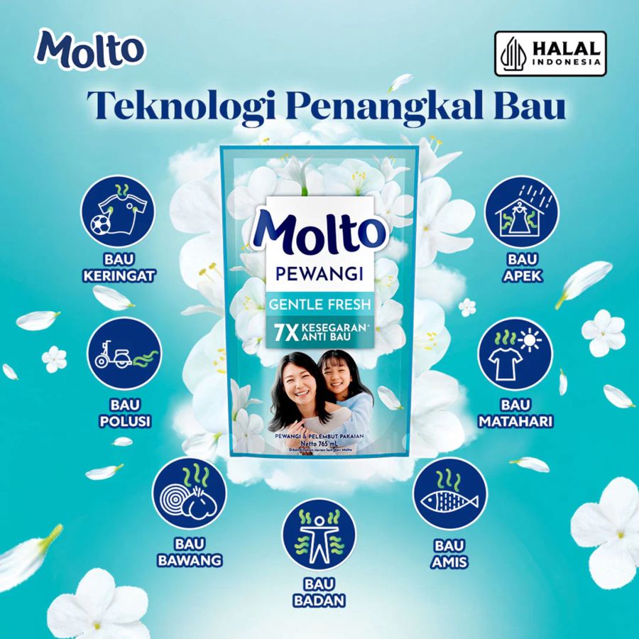 Molto Gentle Fresh Pewangi & Pelembut Pakaian
