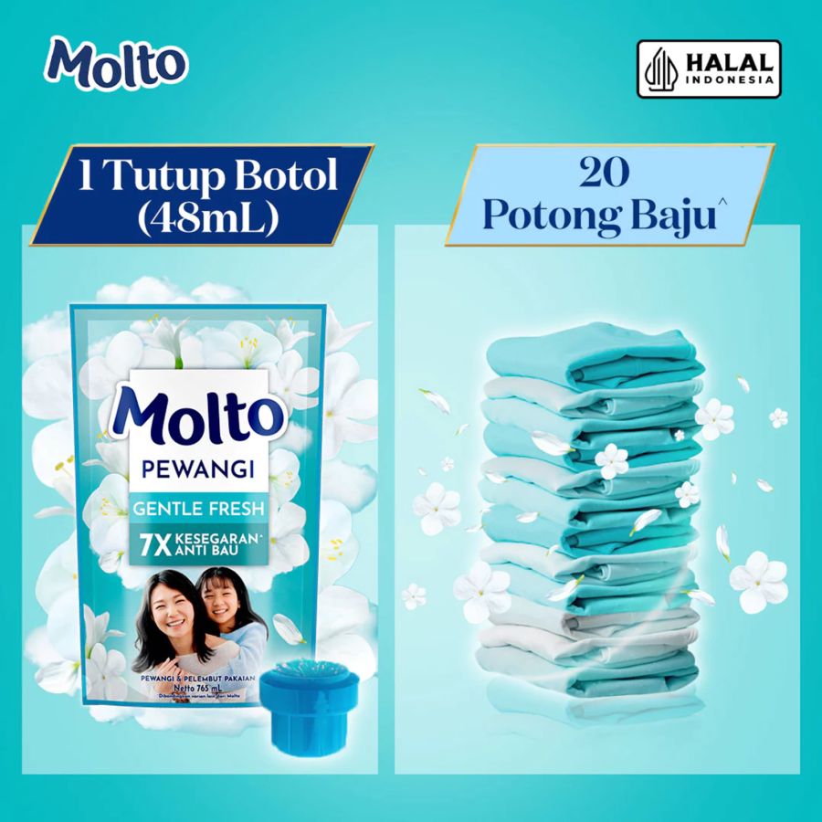 Molto Gentle Fresh Pewangi & Pelembut Pakaian