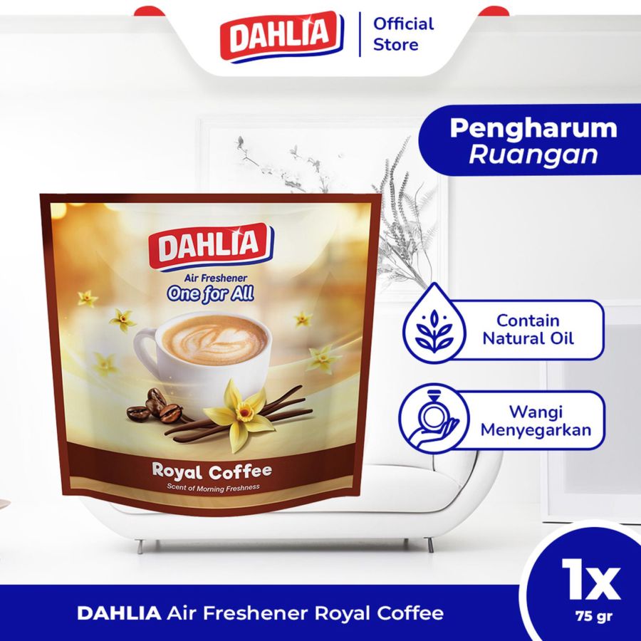 Dahlia One For All Royal Coffee Pengharum Ruangan 75gram