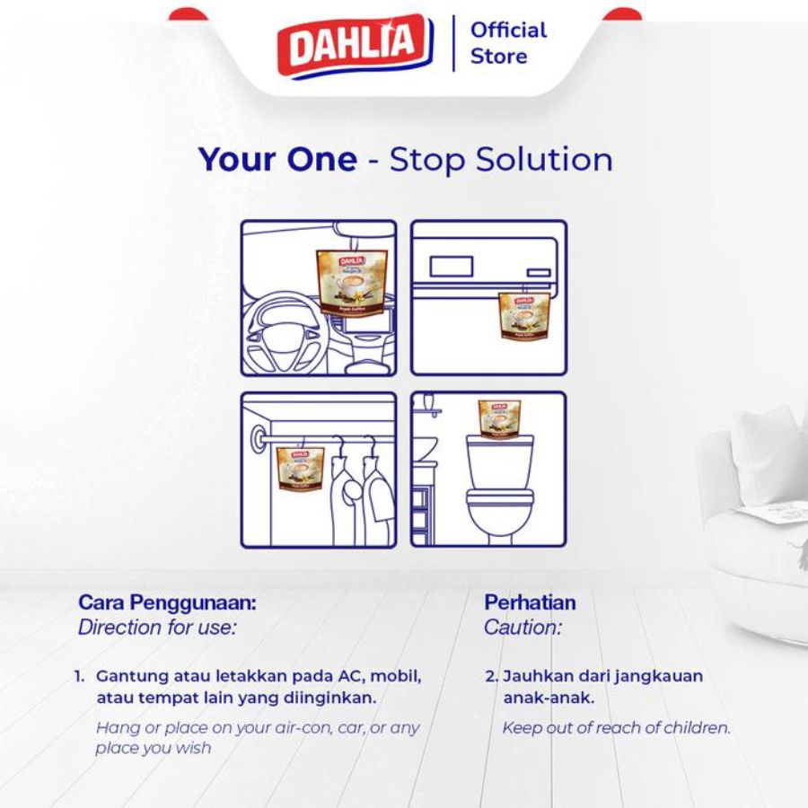 Dahlia One For All Royal Coffee Pengharum Ruangan 75gram