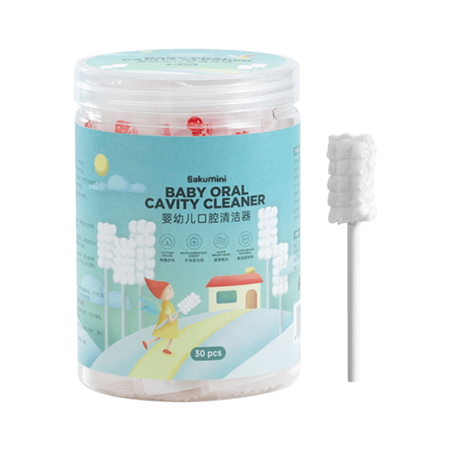 Sakumini Baby Oral Cleaner Pembersih Area Mulut Bayi Putih