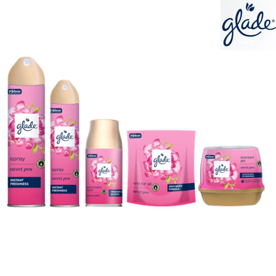 Glade Aerosol Sweet Pea Pengharum Ruangan 200 ml 1pcs