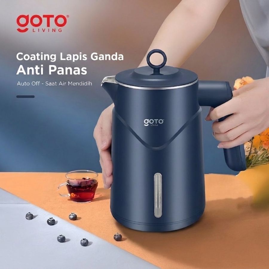 Goto Voda Teko Listrik Pemanas Air Stainless Steel 2 Liter