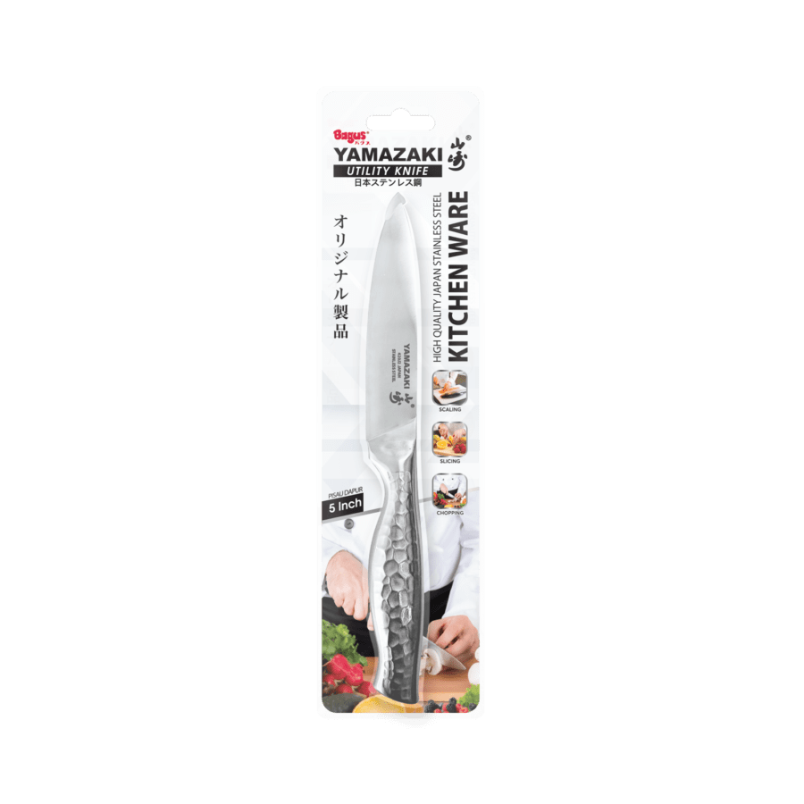 Bagus Yamazaki Utility Knife Pisau Dapur 5 inch 1 Pcs