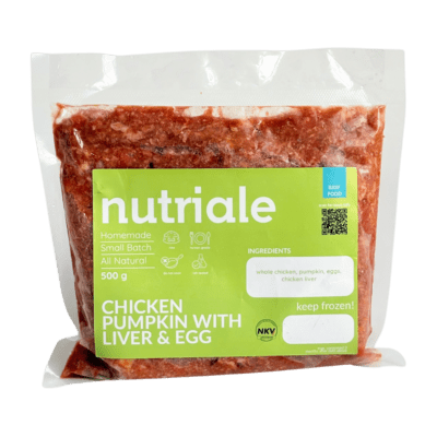 Nutriale Raw Chicken & Pumpkin Makanan Anjing Basah