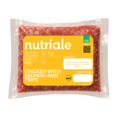Nutriale Chicken & Salmon Makanan Anjing Basah