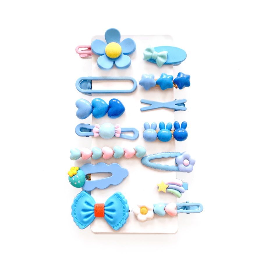 Blue Hair Clip Series Astro Kids